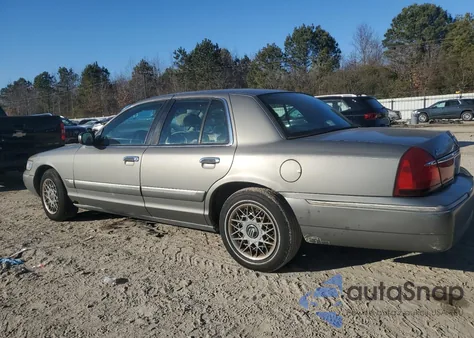 2000 Mercury Grand Marquis Gs z USA, uszkodzony, nr VIN 2MEFM74W5YX653134